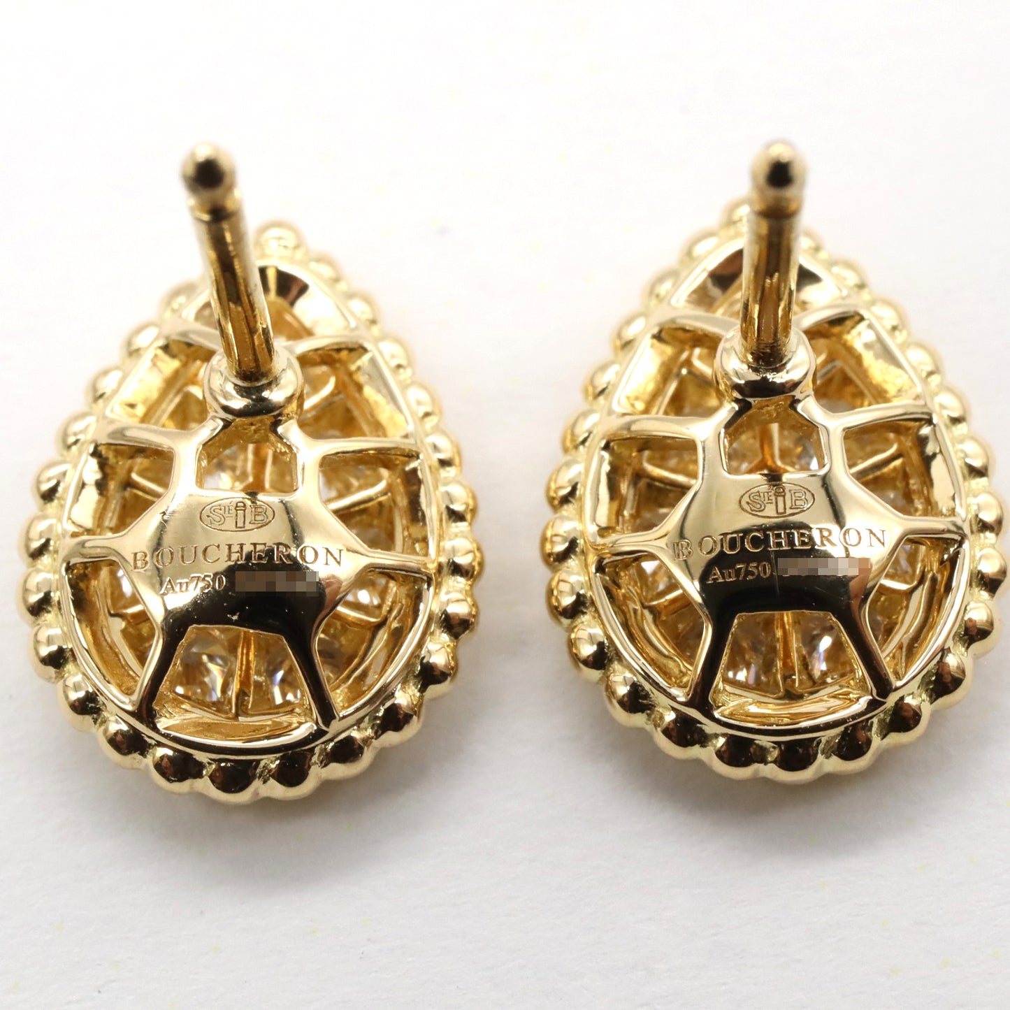 セルパンボエム ピアス スモール ダイヤ ピアス K18（イエローゴールド） ダイヤモンド クリア ブシュロン アクセサリー Boucheron