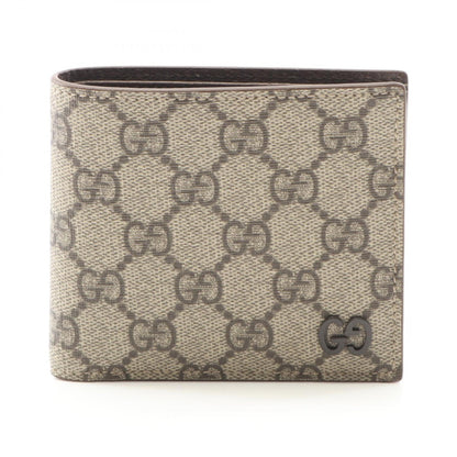 GGスプリーム コインウォレット 二つ折り財布 その他 PVC ベージュ  