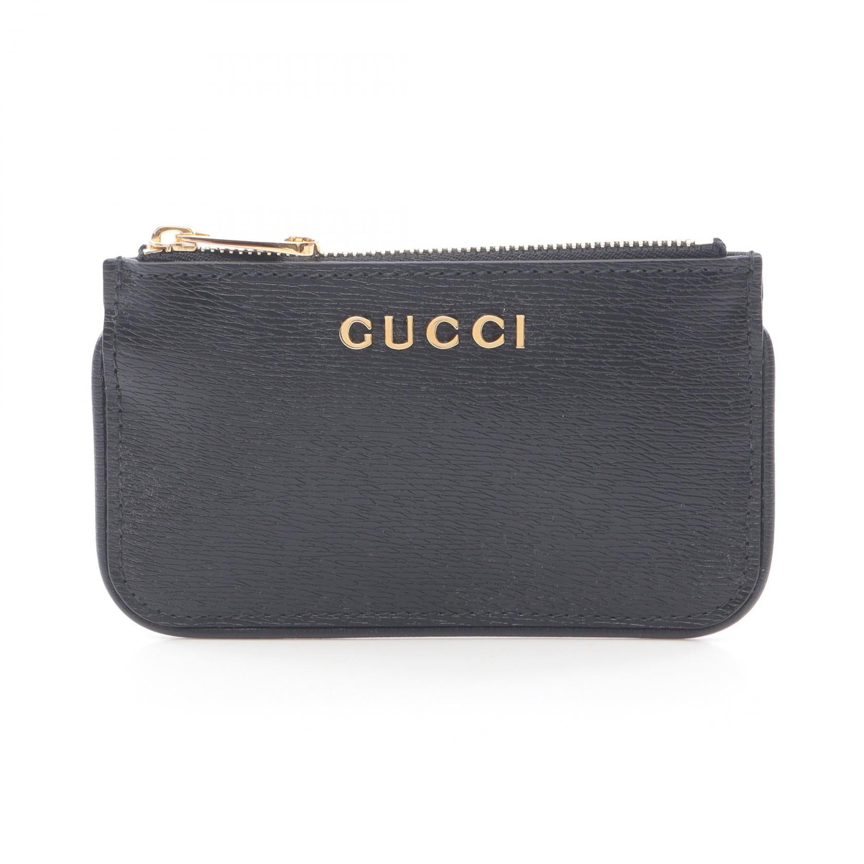 美品 グッチ GUCCI 黒 レザー コインケース GUCCI グッチ レザー