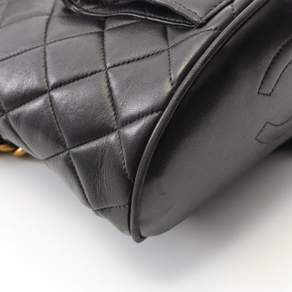マトラッセ バックパック リュックサック ラムスキン ブラック ゴールド金具 シャネル バッグ CHANEL