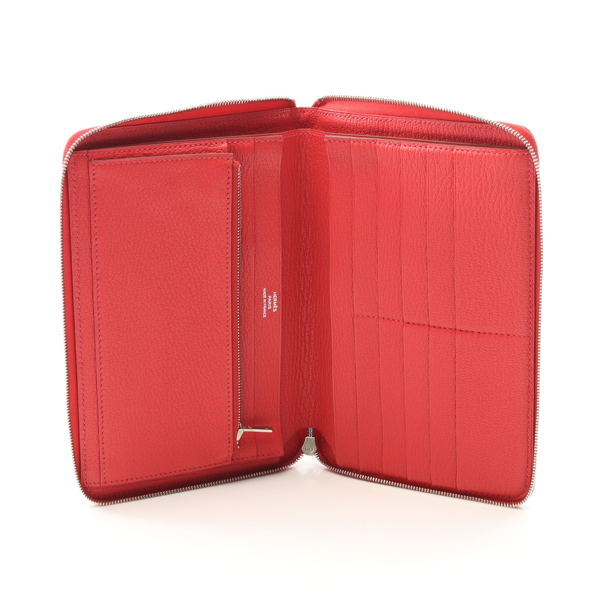 アザップ コンバイン ルージュピヴォワンヌ ラウンドファスナー長財布  