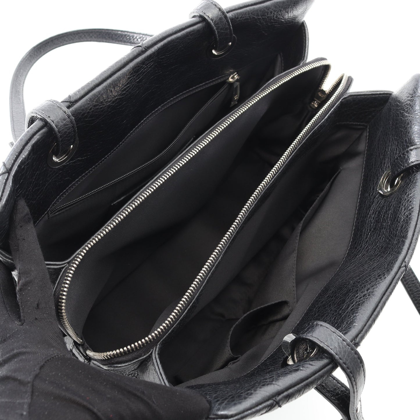 オンザロード キルティング ボーリングバッグ ショルダーバッグ トートバッグ レザー ブラック シルバー金具 シャネル バッグ CHANEL