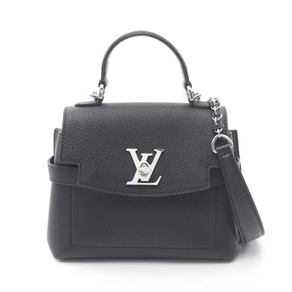 ロックミー エヴァーミニ ハンドバッグ レザー ブラック 2WAY ルイヴィトン バッグ LOUIS VUITTON