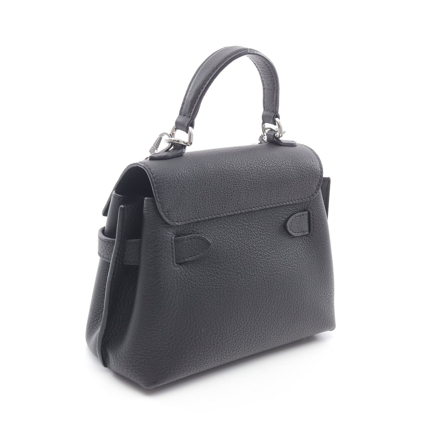 ロックミー エヴァーミニ ハンドバッグ レザー ブラック 2WAY ルイヴィトン バッグ LOUIS VUITTON