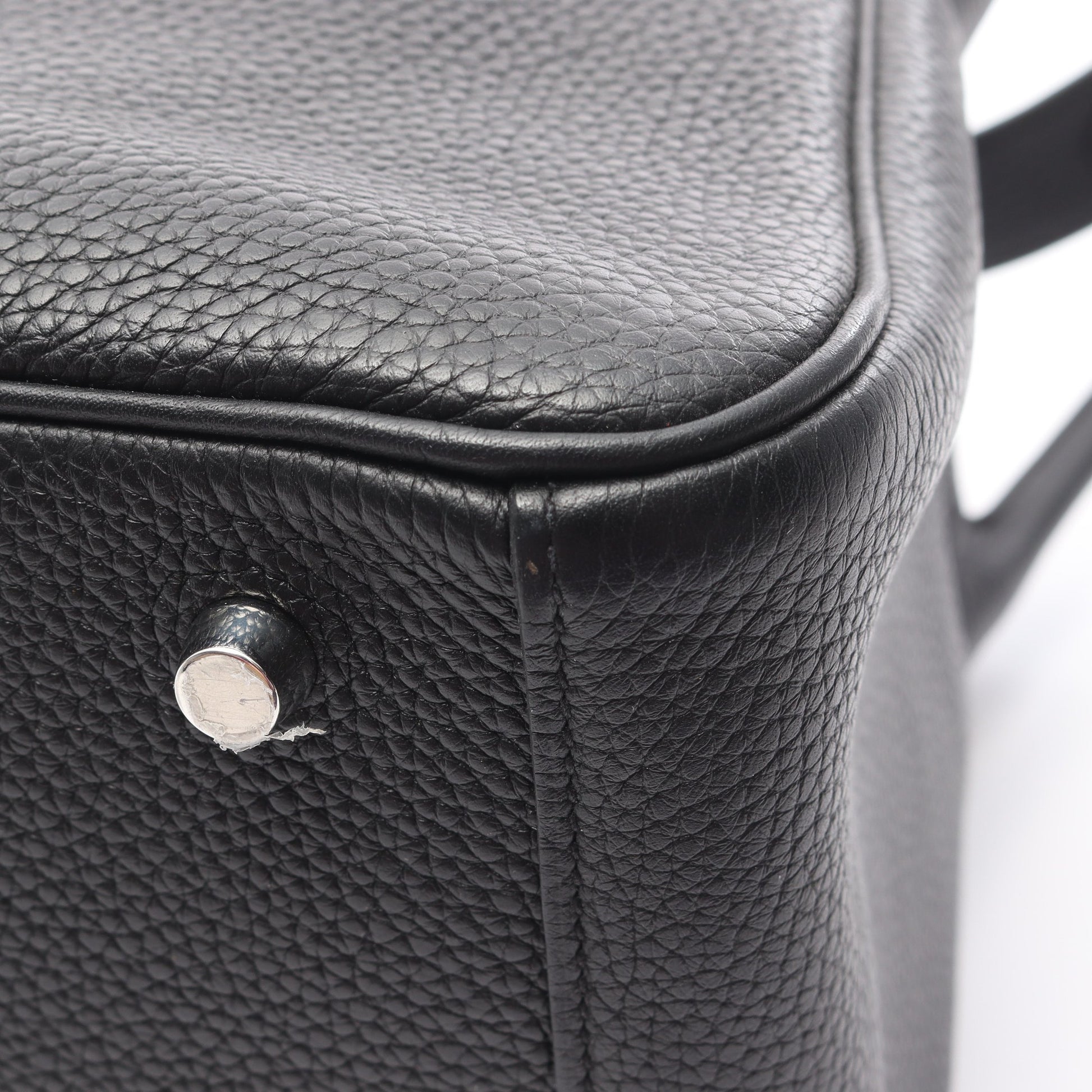 リンディ30 ショルダーバッグ トリヨンクレマンス ブラック シルバー金具 C刻印 エルメス バッグ HERMES