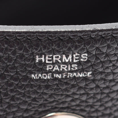 リンディ30 ショルダーバッグ トリヨンクレマンス ブラック シルバー金具 C刻印 エルメス バッグ HERMES