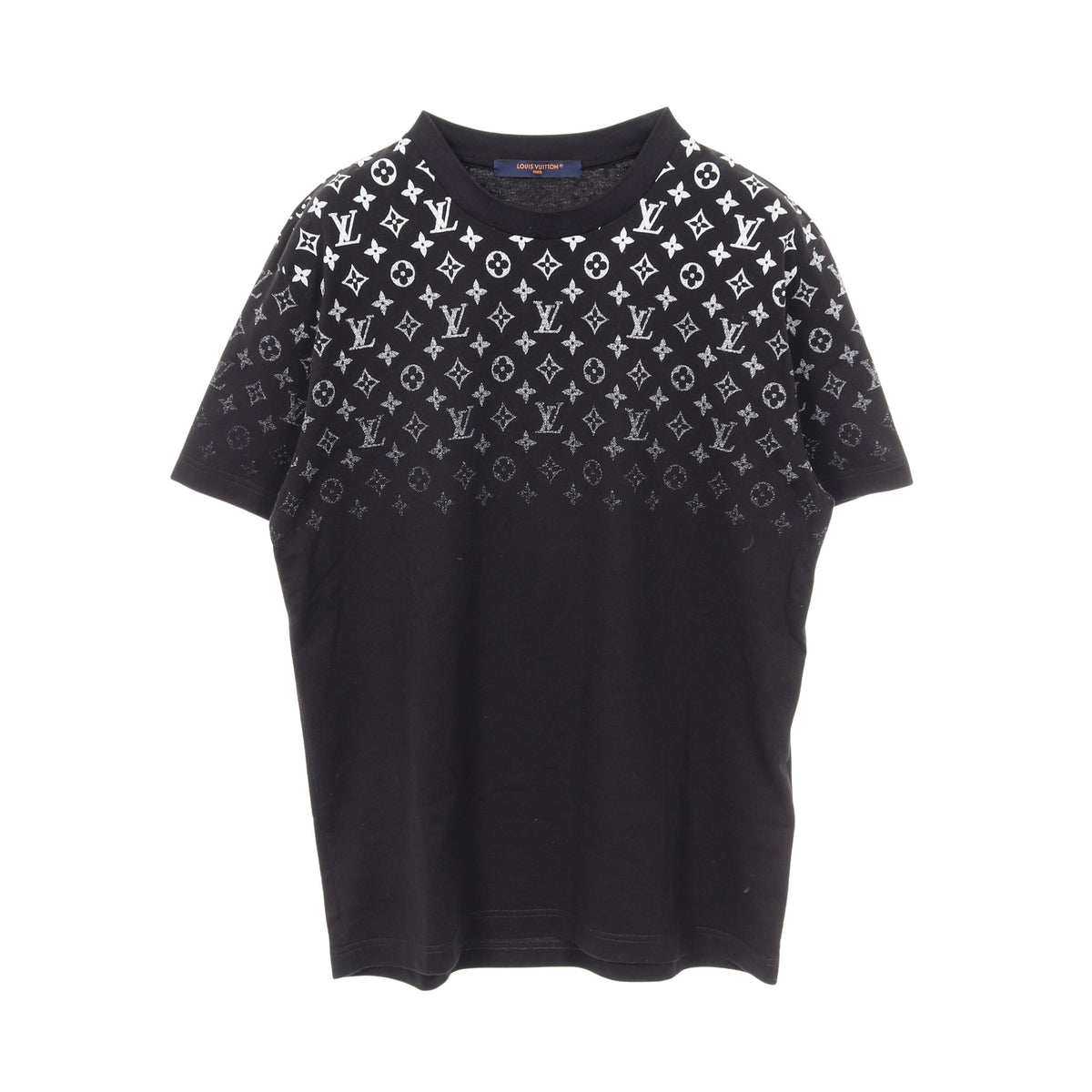 モノグラムグラディエント Tシャツ クルーネック 半袖 コットン 