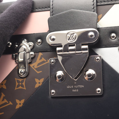 プティット マル ショルダーバッグ レザー ピンク マルチカラー ルイヴィトン バッグ LOUIS VUITTON