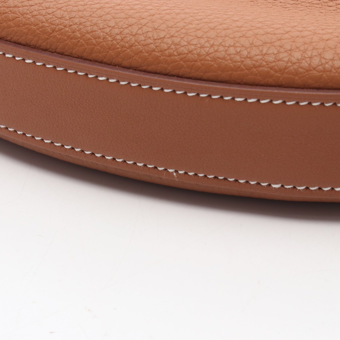 アルソン スリム ゴールド ショルダーバッグ トゴ ブラウン シルバー金具 K刻印 エルメス バッグ HERMES