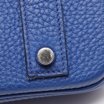 バーキン40 ブルーロワイヤル ハンドバッグ トゴ ブルー シルバー金具 U刻印 エルメス バッグ HERMES