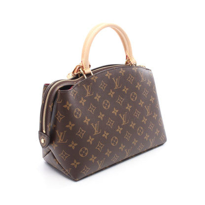 プティ パレPM モノグラム ハンドバッグ PVC レザー ブラウン 2WAY ルイヴィトン バッグ LOUIS VUITTON