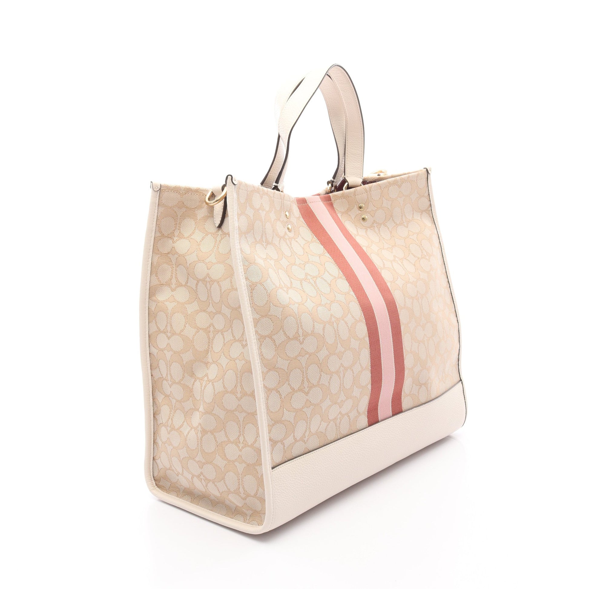 DEMPSEY TOTE 40 アウトラインシグネチャー ハンドバッグ トートバッグ  