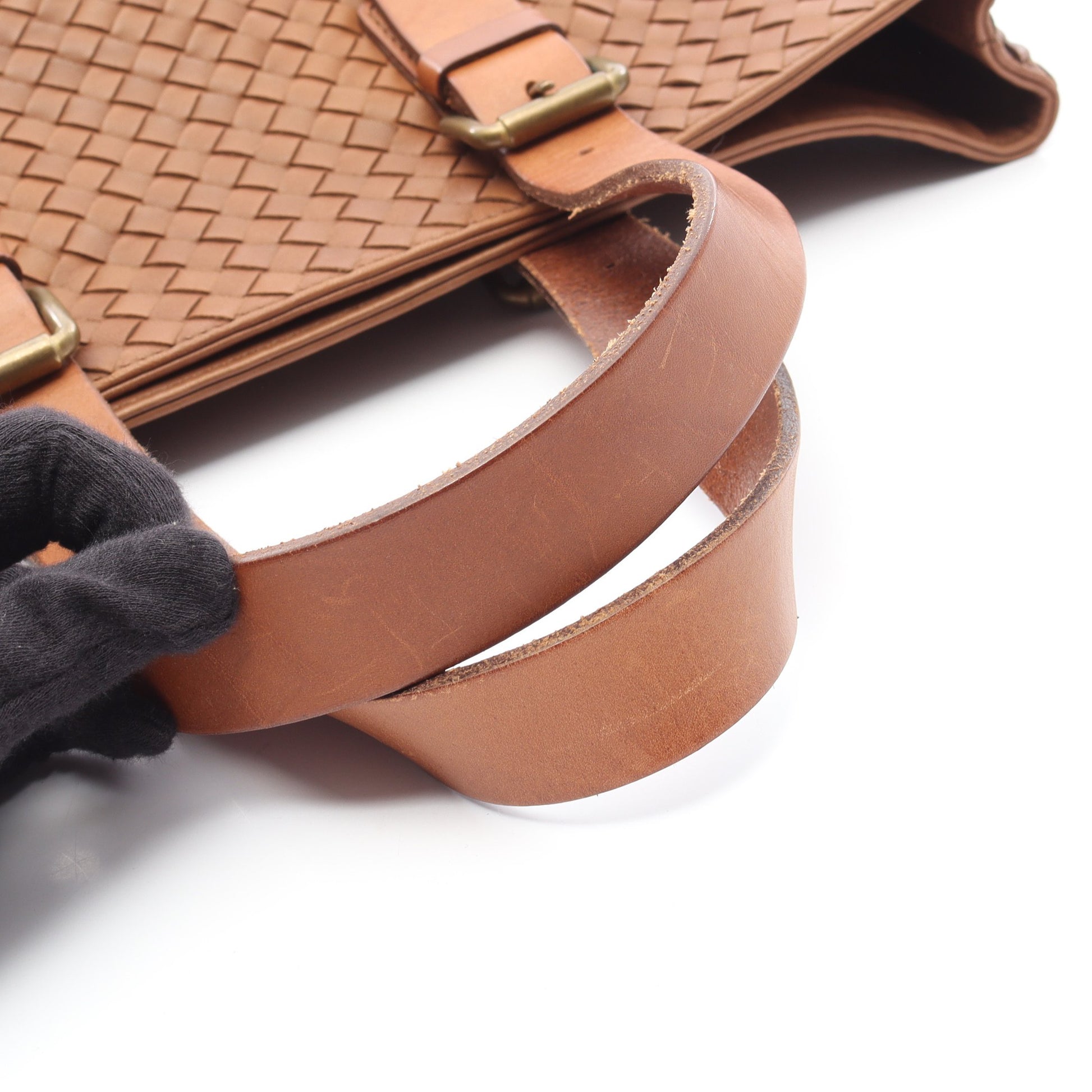 BOTTEGA VENETA (ボッテガヴェネタ) イントレチャート レザーベルト  