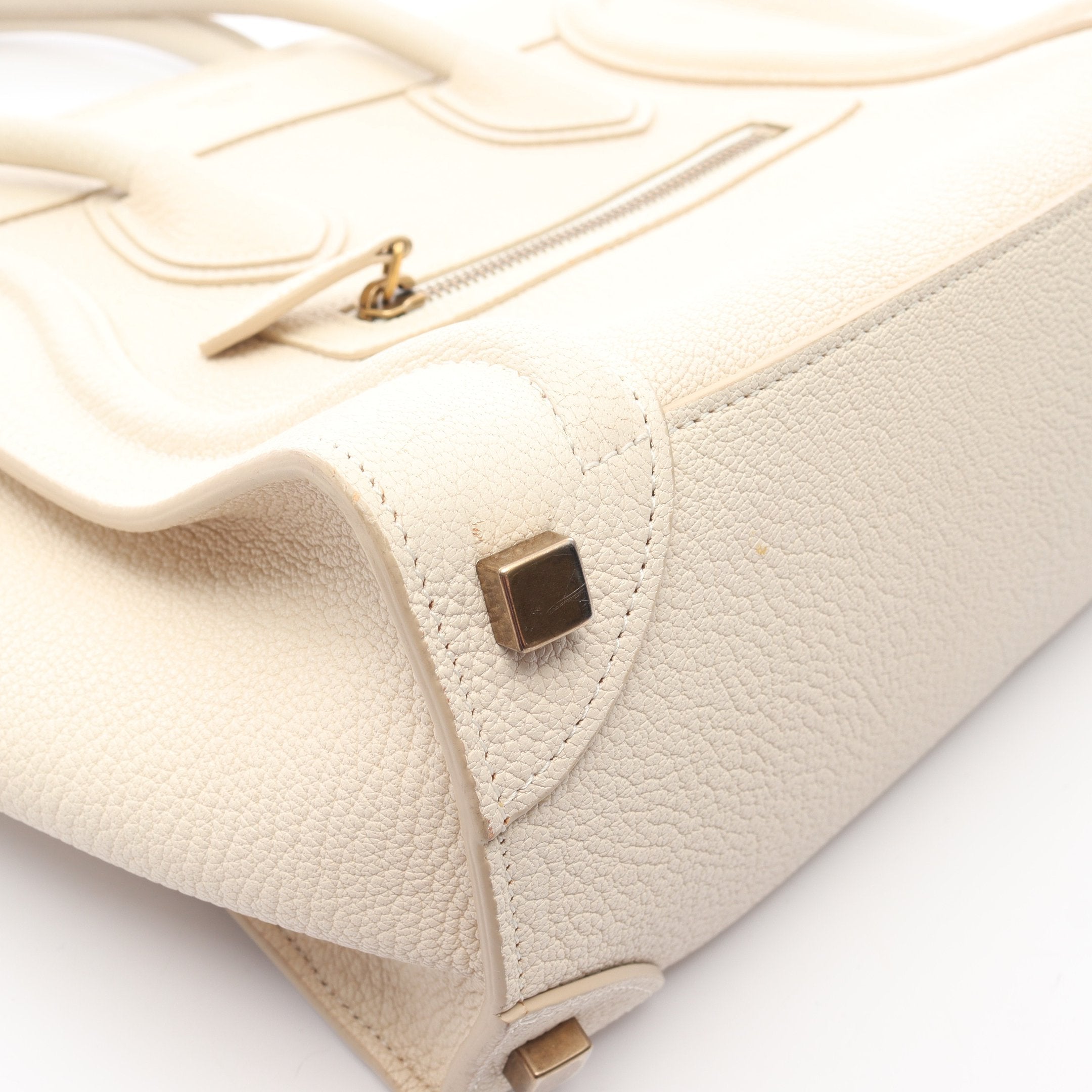 セリーヌラゲージホワイトトートバッグ