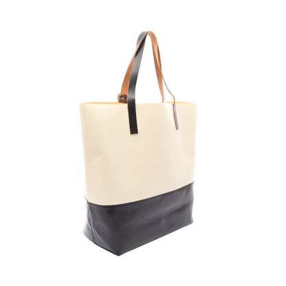 TRIBECA トライベッカ ショルダーバッグ トートバッグ PVC レザー オフホワイト ブラック マルニ バッグ MARNI