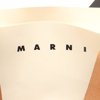 TRIBECA トライベッカ ショルダーバッグ トートバッグ PVC レザー オフホワイト ブラック マルニ バッグ MARNI