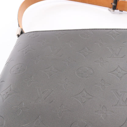 アルストン モノグラムマット ノワール ショルダーバッグ レザー ブラック ルイヴィトン バッグ LOUIS VUITTON