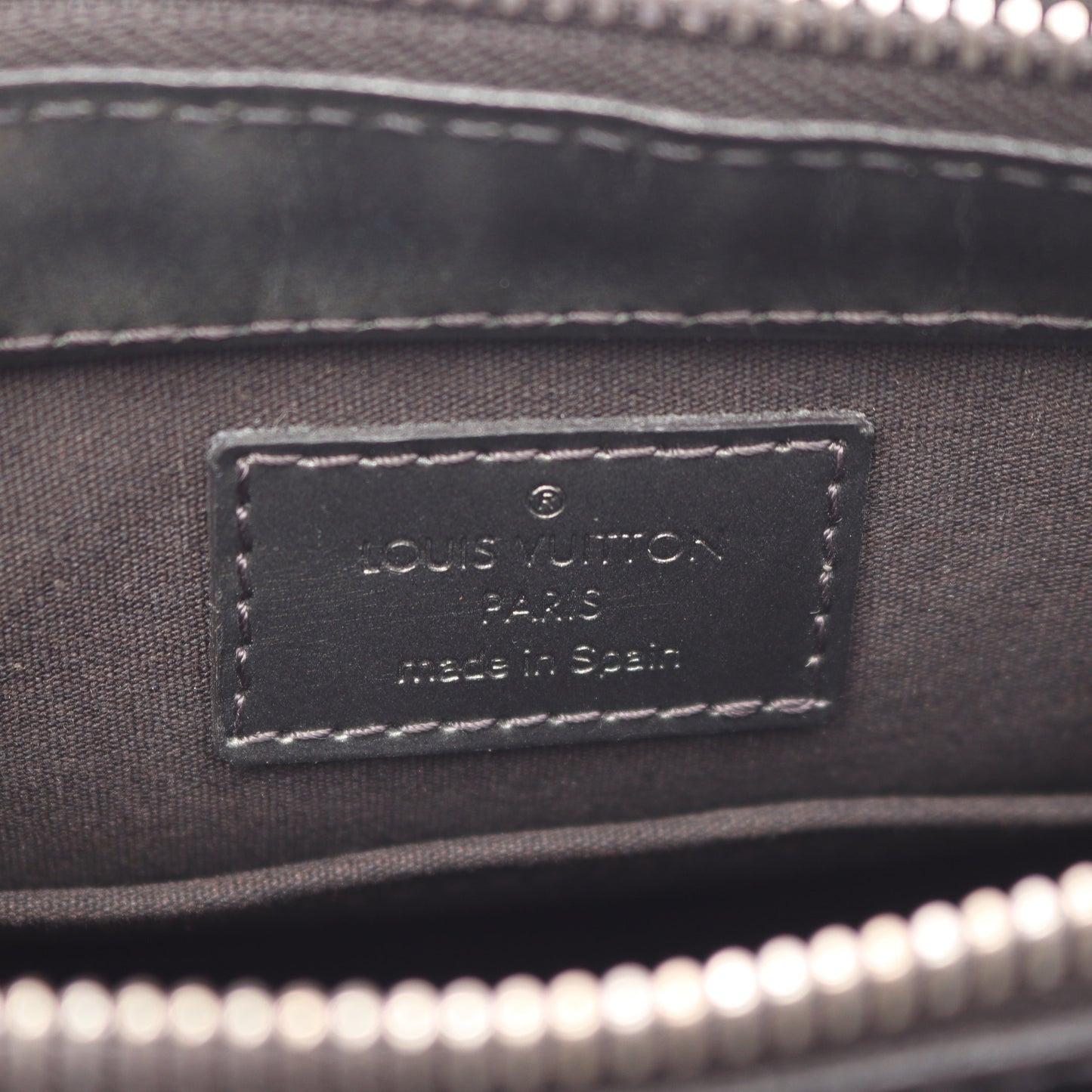 アルストン モノグラムマット ノワール ショルダーバッグ レザー ブラック ルイヴィトン バッグ LOUIS VUITTON