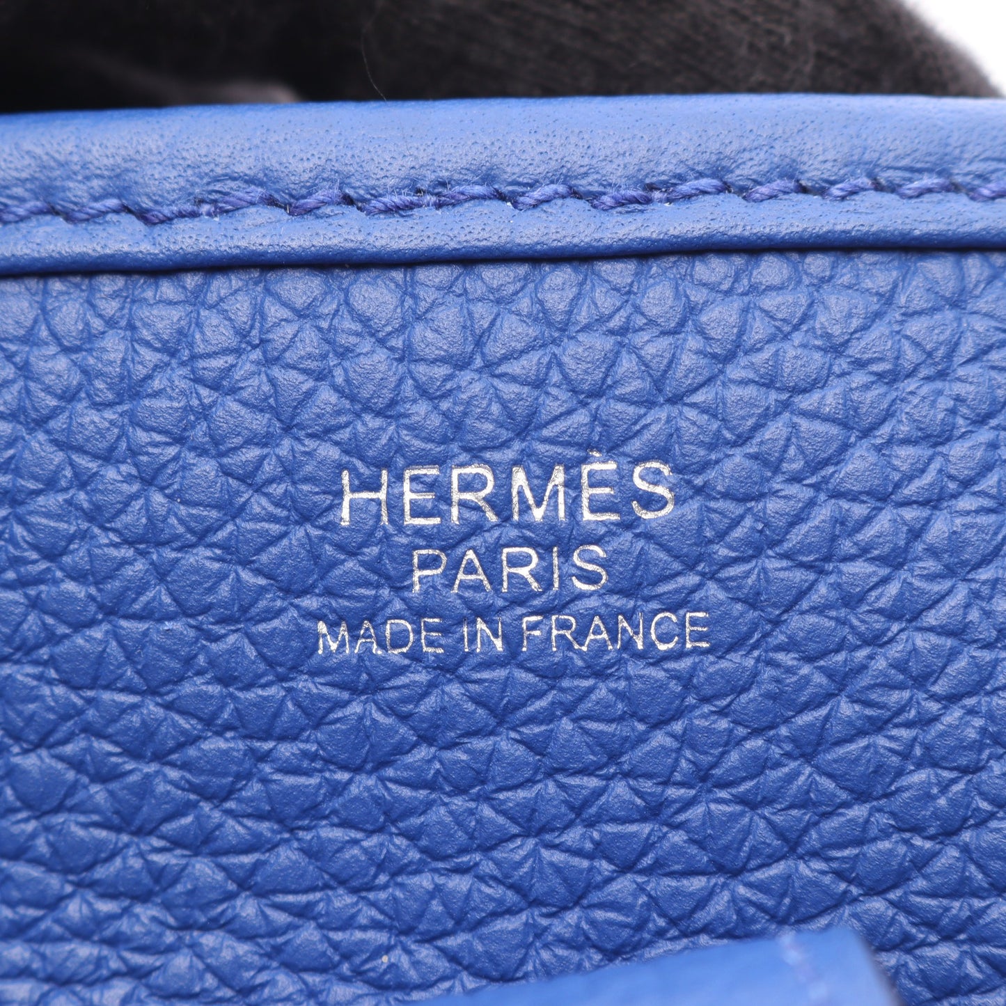エヴリン 3 トロワ PM ブルーロワイヤル ショルダーバッグ トリヨンクレマンス ブルー シルバー金具 U刻印 エルメス バッグ HERMES