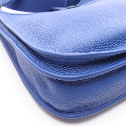 エヴリン 3 トロワ PM ブルーロワイヤル ショルダーバッグ トリヨンクレマンス ブルー シルバー金具 U刻印 エルメス バッグ HERMES