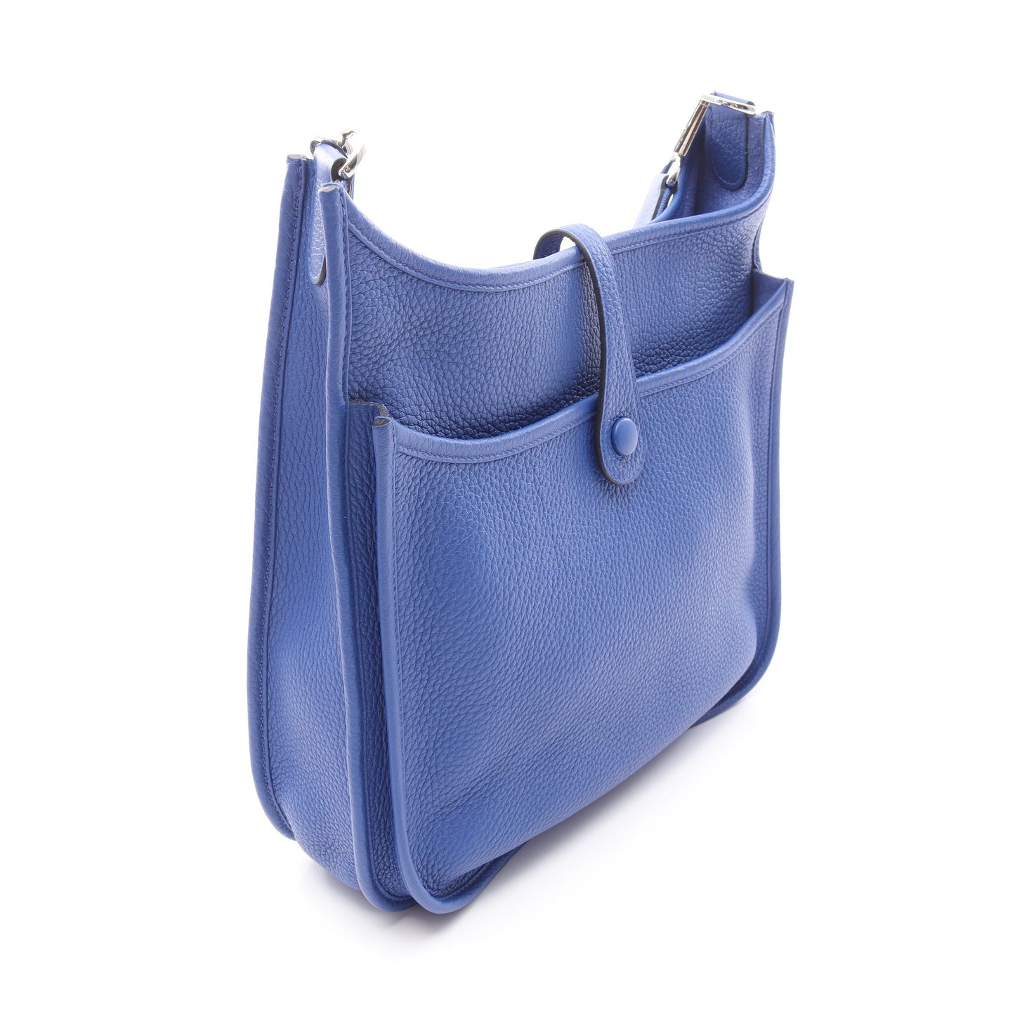 エヴリン 3 トロワ PM ブルーロワイヤル ショルダーバッグ トリヨンクレマンス ブルー シルバー金具 U刻印 エルメス バッグ HERMES