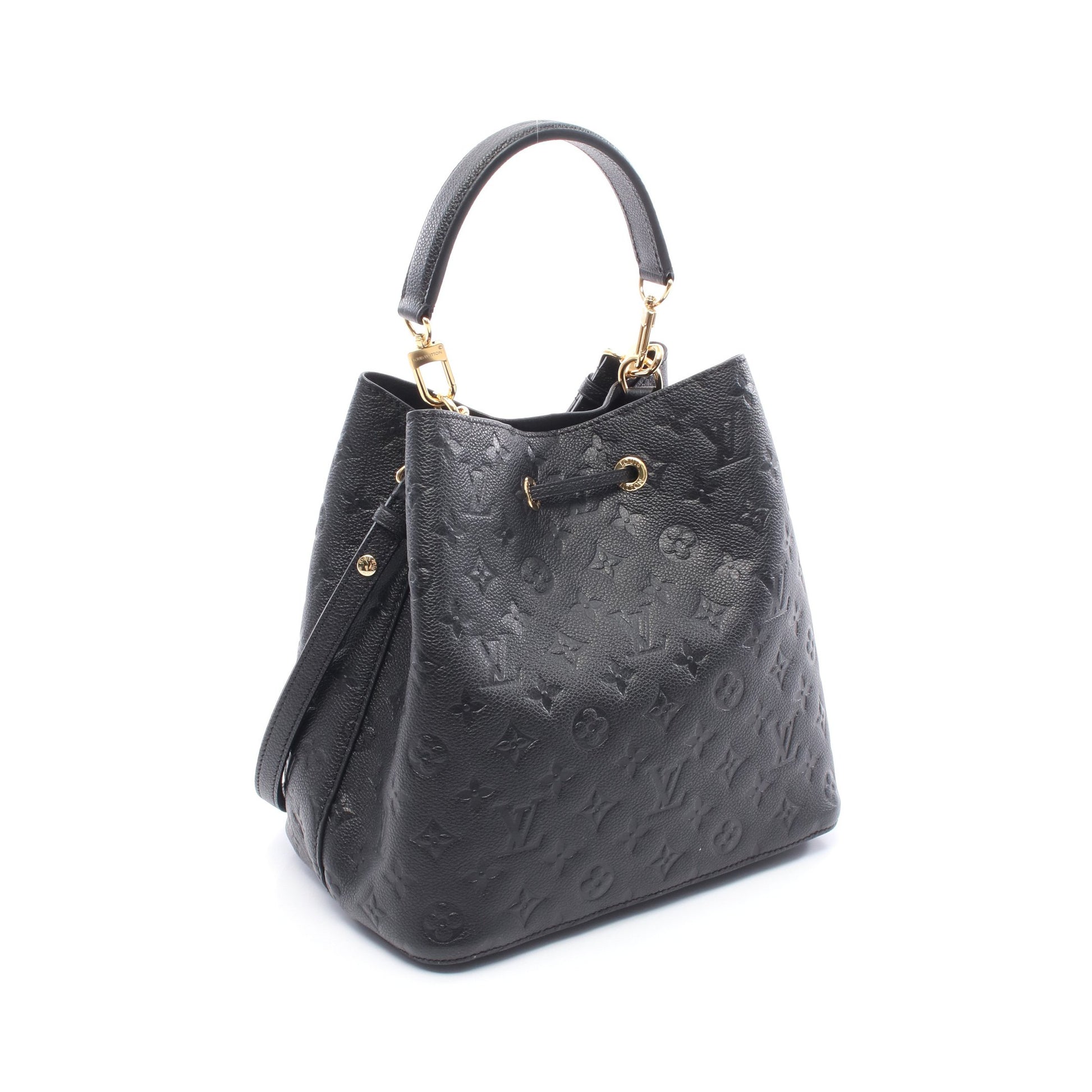 ネオノエ モノグラムアンプラント ノワール ハンドバッグ レザー ブラック 2WAY ルイヴィトン バッグ LOUIS VUITTON
