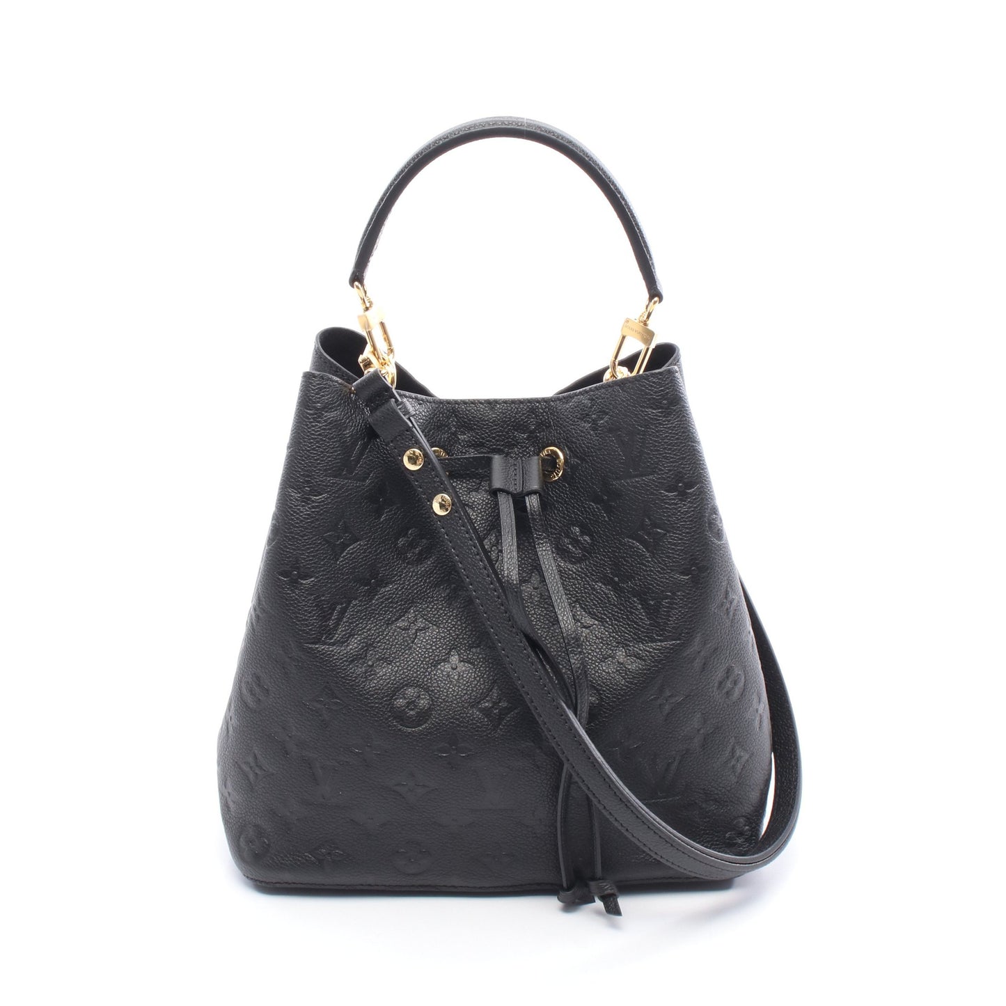 ネオノエ モノグラムアンプラント ノワール ハンドバッグ レザー ブラック 2WAY ルイヴィトン バッグ LOUIS VUITTON