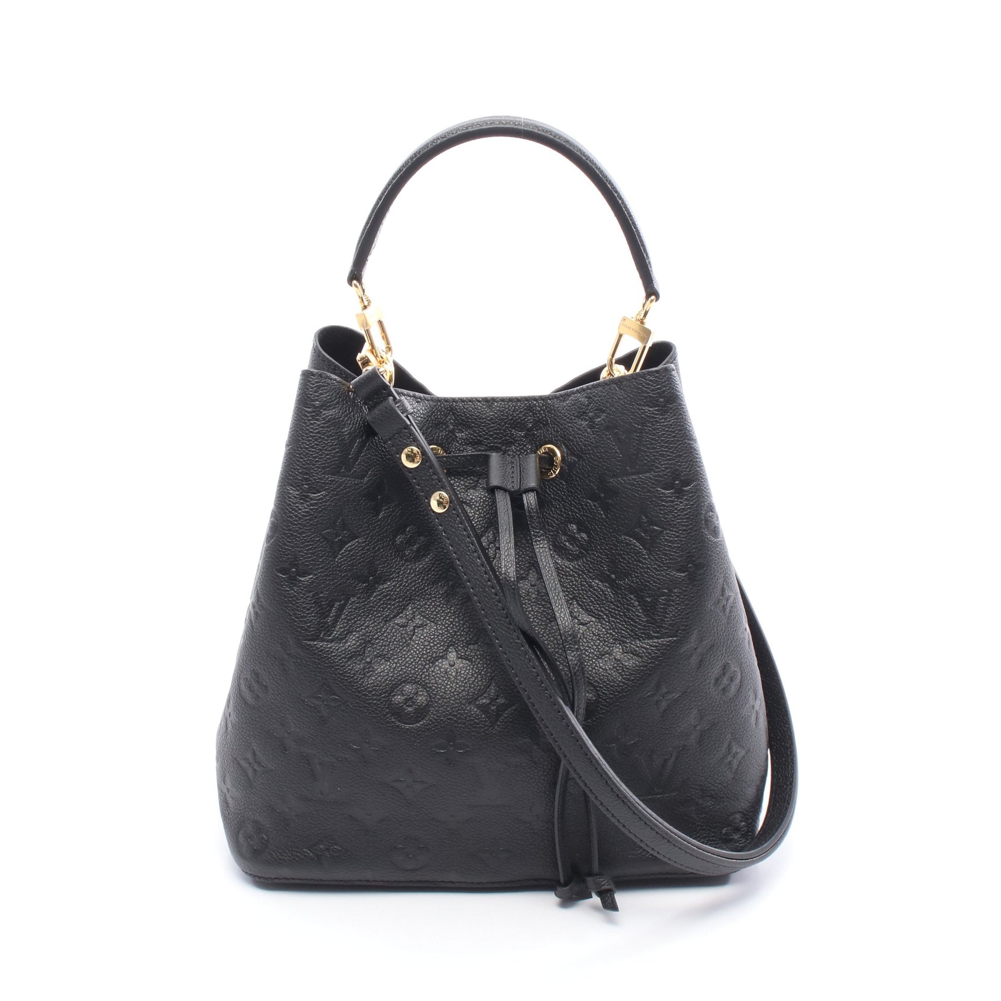ネオノエ モノグラムアンプラント ノワール ハンドバッグ レザー ブラック 2WAY ルイヴィトン バッグ LOUIS VUITTON