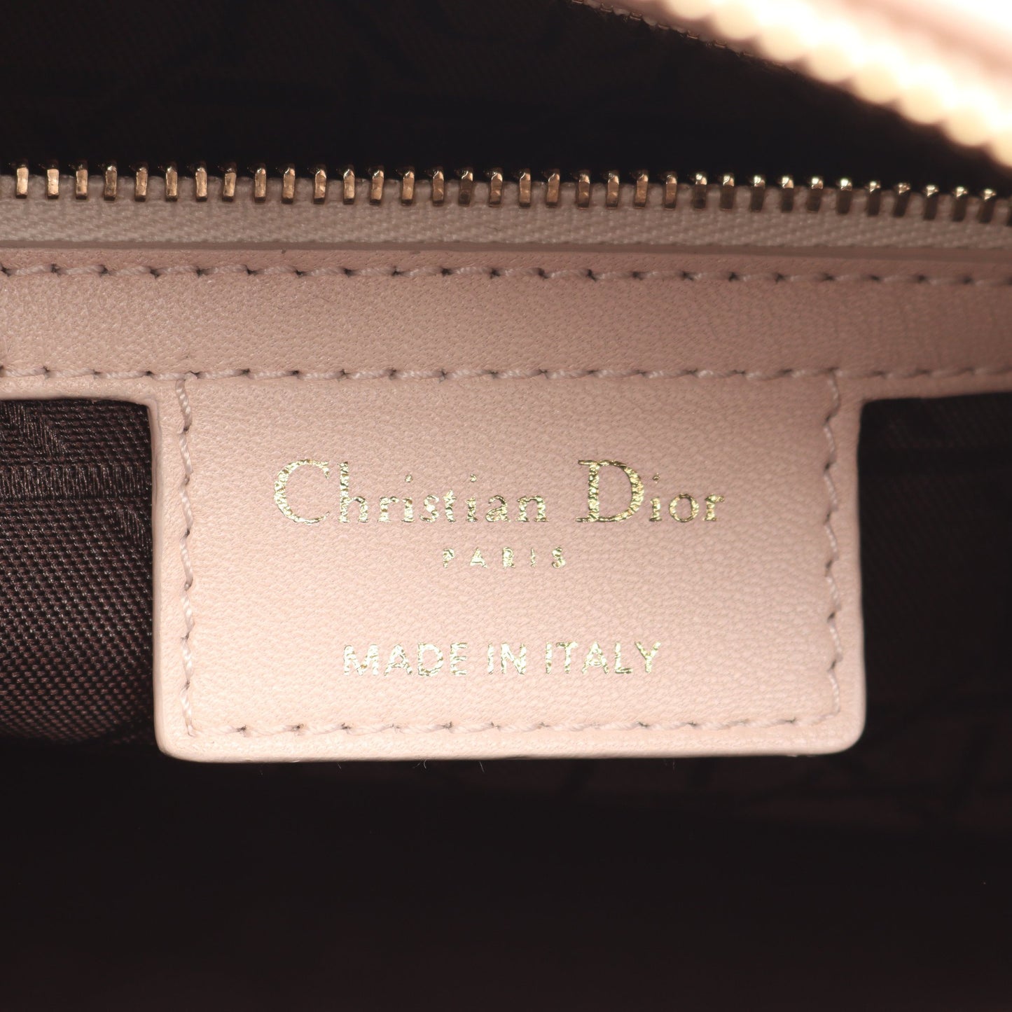 レディディオール ラージ カナージュ ハンドバッグ レザー ライトピンク 2WAY クリスチャンディオール バッグ Christian Dior