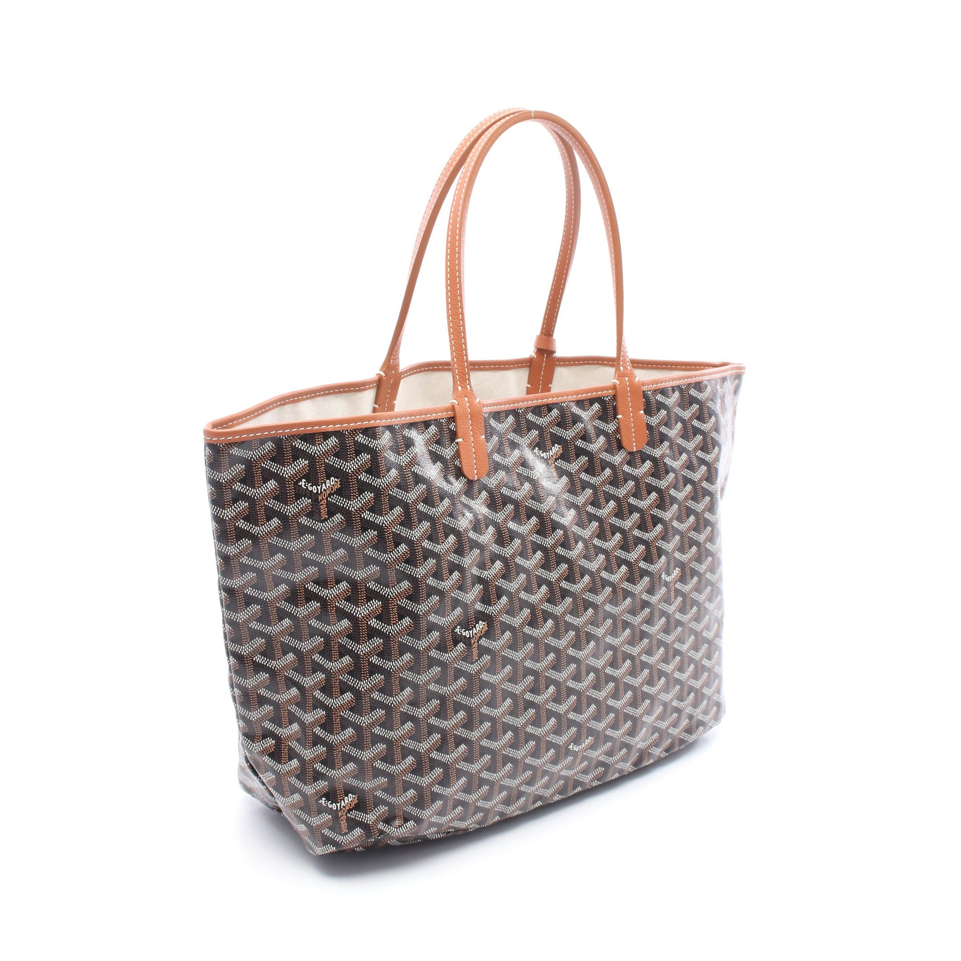 サンルイPM ハンドバッグ トートバッグ コーティングキャンバス レザー ブラック ブラウン マルチカラー ゴヤール バッグ GOYARD
