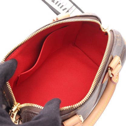 スピーディ バンドリエール20 モノグラム ハンドバッグ PVC レザー ブラウン 2WAY ルイヴィトン バッグ LOUIS VUITTON