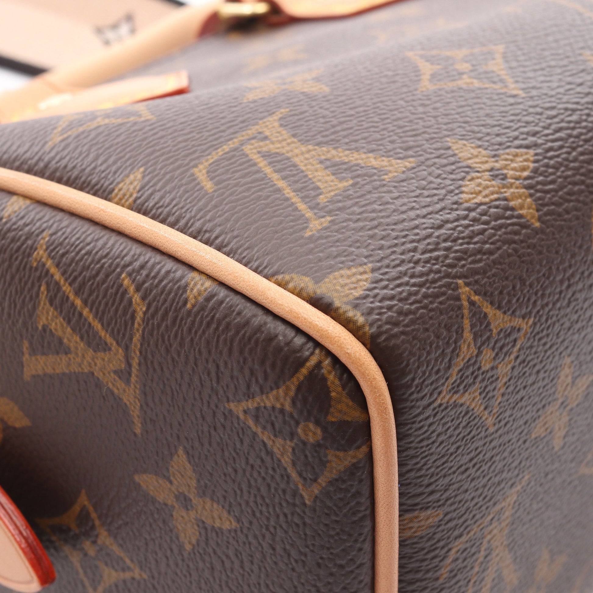 スピーディ バンドリエール20 モノグラム ハンドバッグ PVC レザー ブラウン 2WAY ルイヴィトン バッグ LOUIS VUITTON