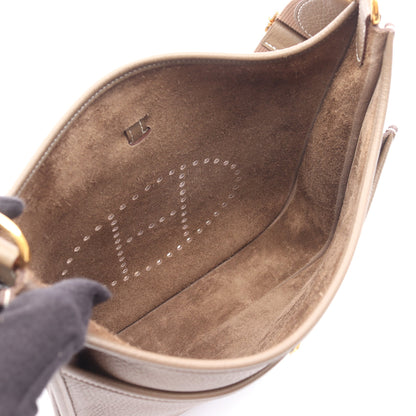 エヴリン 3 トロワ PM ショルダーバッグ トリヨンクレマンス グレーブラウン ゴールド金具 B刻印 エルメス バッグ HERMES