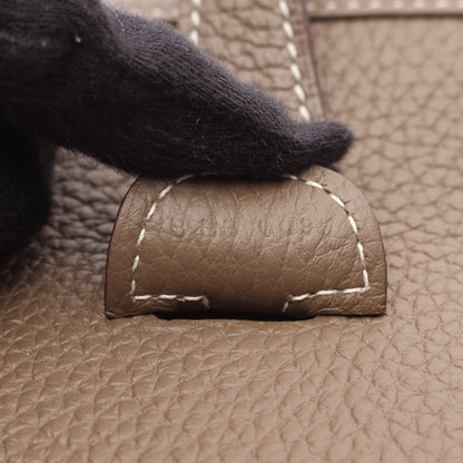 エヴリン 3 トロワ PM ショルダーバッグ トリヨンクレマンス グレーブラウン ゴールド金具 B刻印 エルメス バッグ HERMES