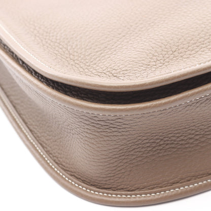 エヴリン 3 トロワ PM ショルダーバッグ トリヨンクレマンス グレーブラウン ゴールド金具 B刻印 エルメス バッグ HERMES