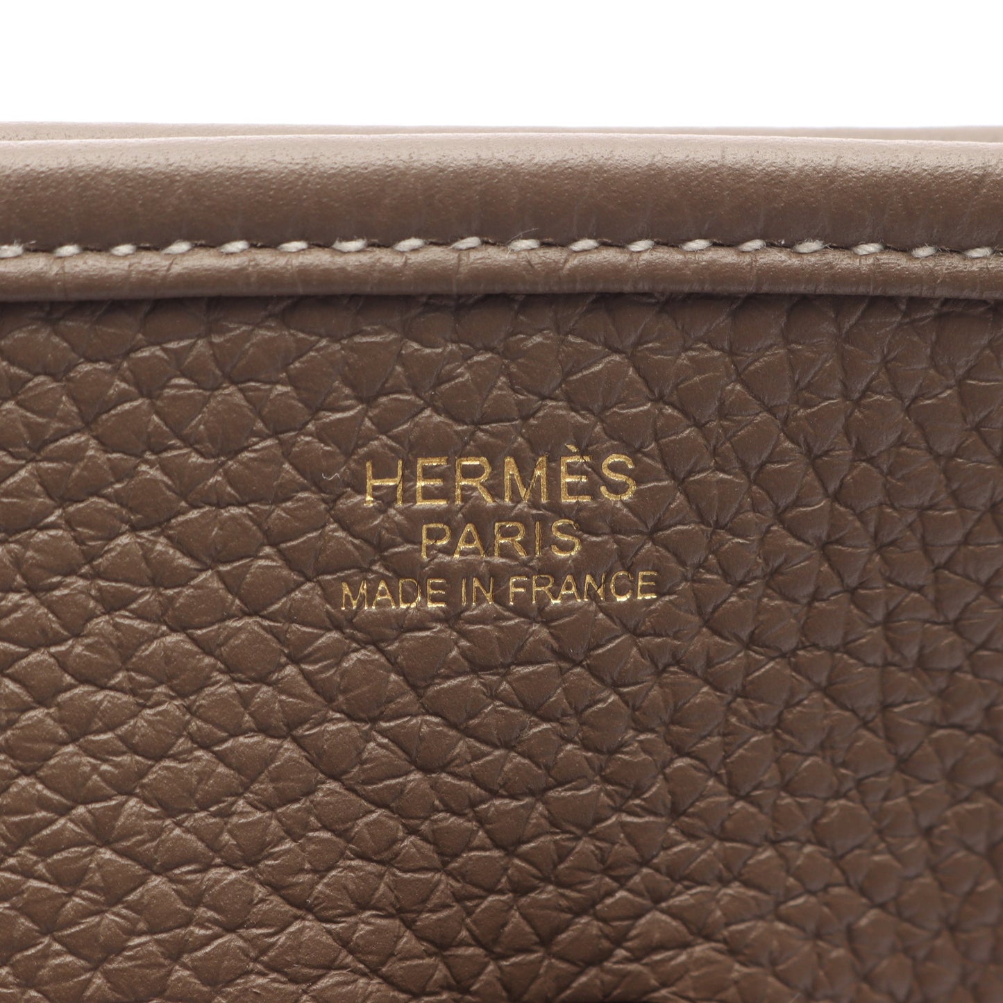エヴリン 3 トロワ PM ショルダーバッグ トリヨンクレマンス グレーブラウン ゴールド金具 B刻印 エルメス バッグ HERMES