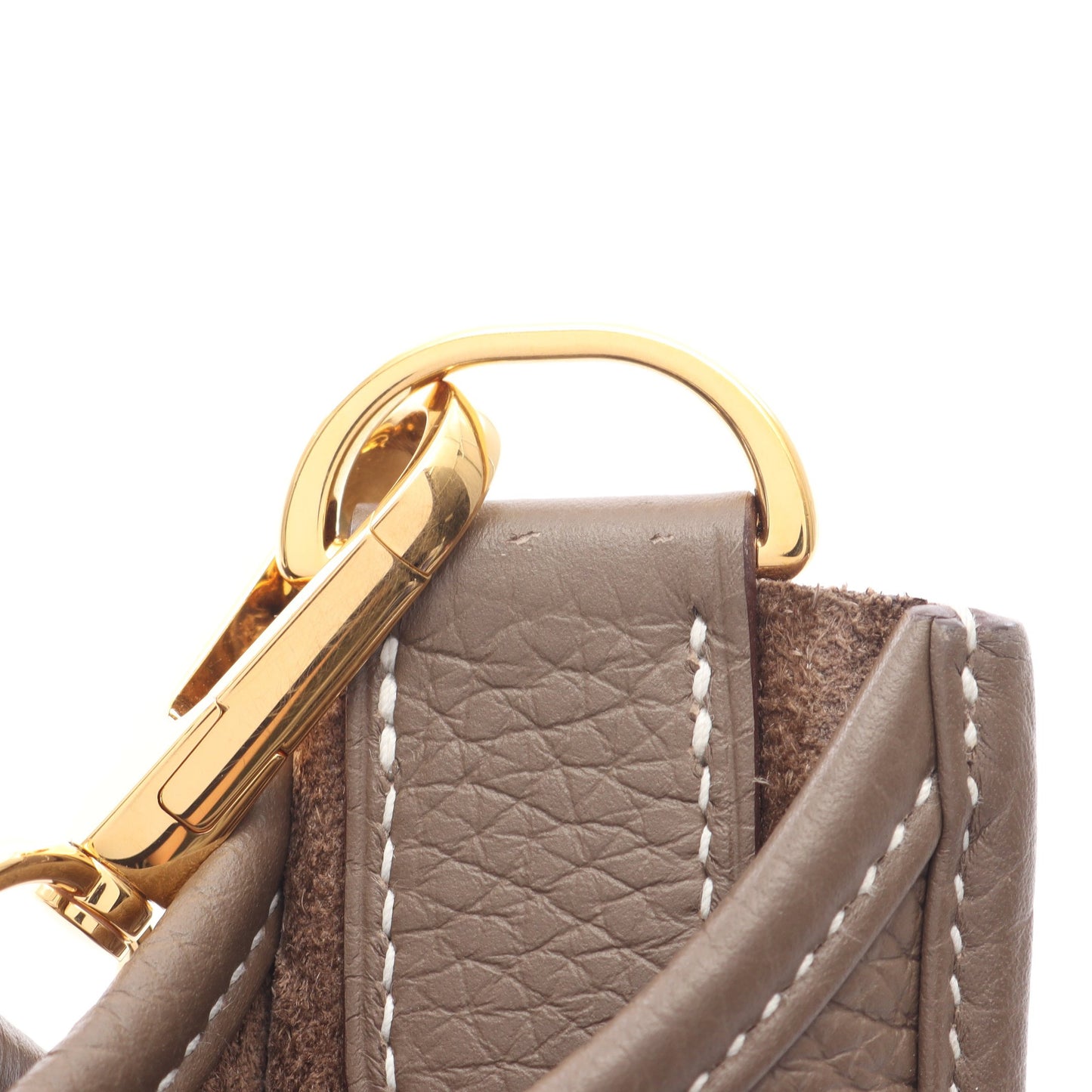 エヴリン 3 トロワ PM ショルダーバッグ トリヨンクレマンス グレーブラウン ゴールド金具 B刻印 エルメス バッグ HERMES
