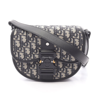 GALLOP ギャロップ オブリーク ショルダーバッグ キャンバス レザー ベージュ ネイビー クリスチャンディオール バッグ Christian Dior