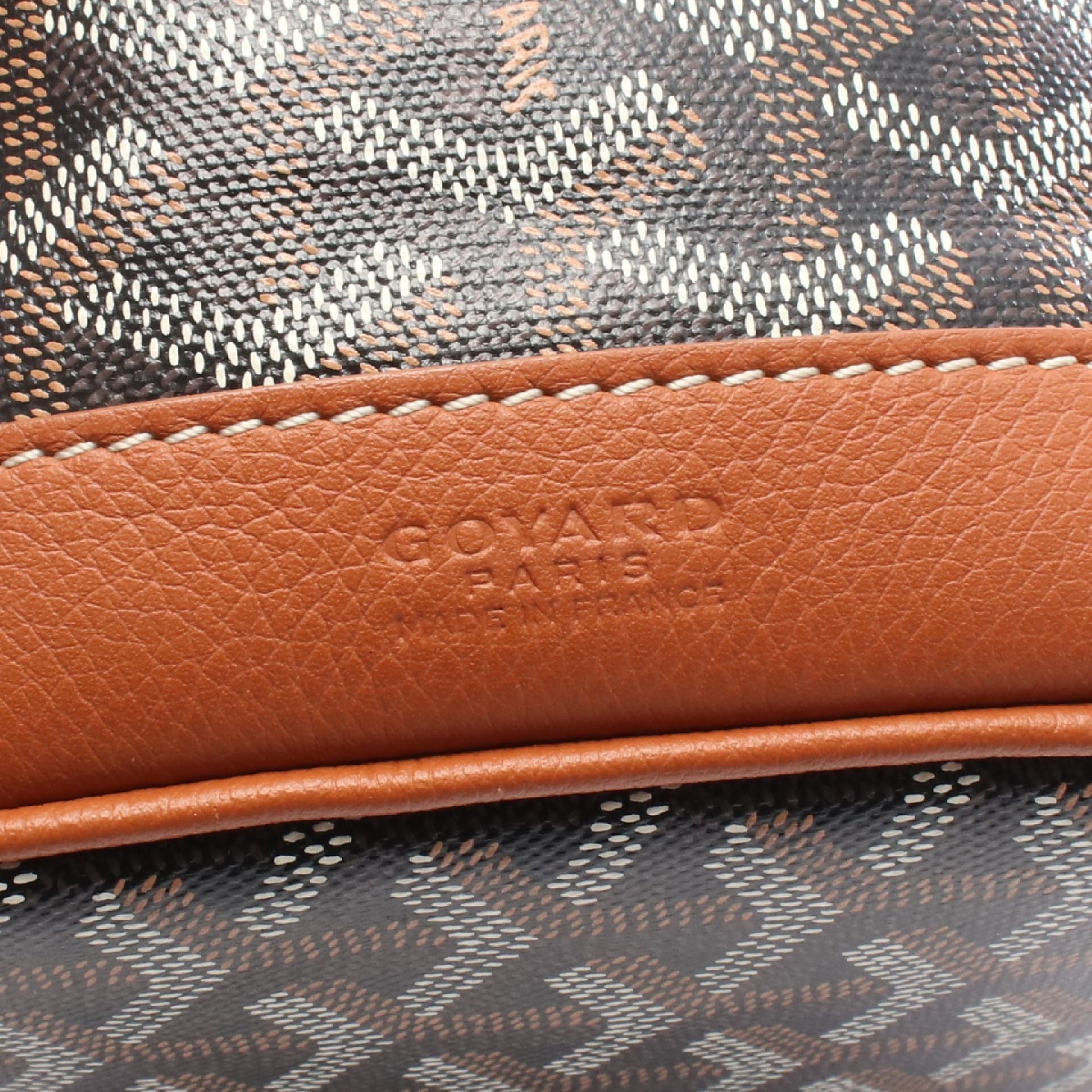 プティ フロ ショルダーバッグ コーティングキャンバス レザー ブラック ライトブラウン マルチカラー ゴヤール バッグ GOYARD