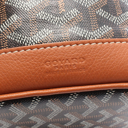 プティ フロ ショルダーバッグ コーティングキャンバス レザー ブラック ライトブラウン マルチカラー ゴヤール バッグ GOYARD