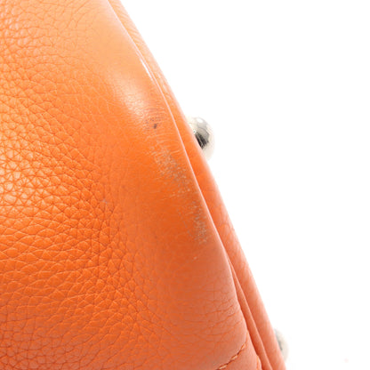 ボリード31 ハンドバッグ トリヨンクレマンス オレンジ シルバー金具 2WAY □L刻印 エルメス バッグ HERMES
