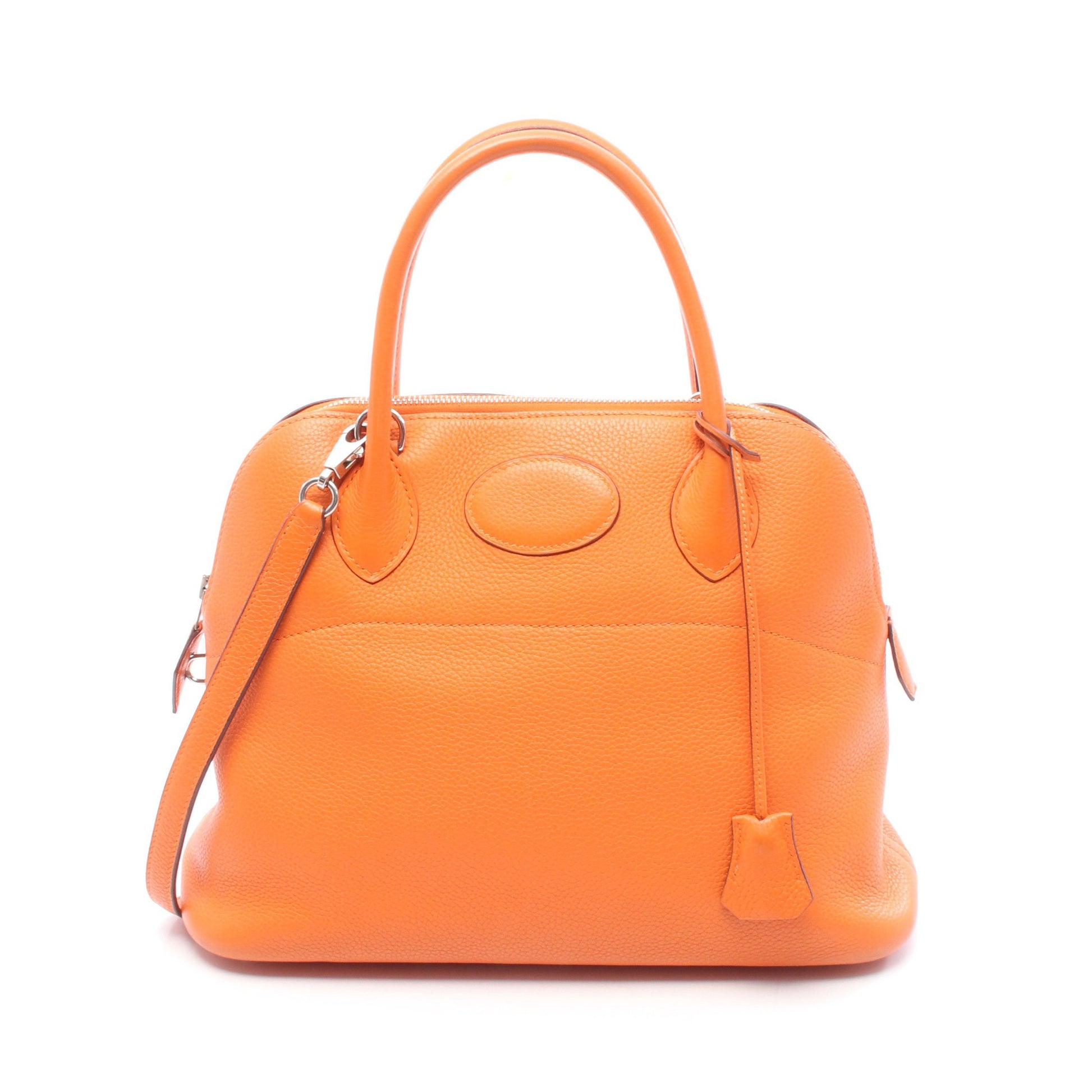 ボリード31 ハンドバッグ トリヨンクレマンス オレンジ シルバー金具 2WAY □L刻印 エルメス バッグ HERMES