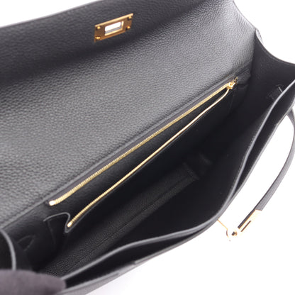 ケリーデペッシュ36 ビジネスバッグ トゴ ブラック ゴールド金具 Y刻印 エルメス バッグ HERMES