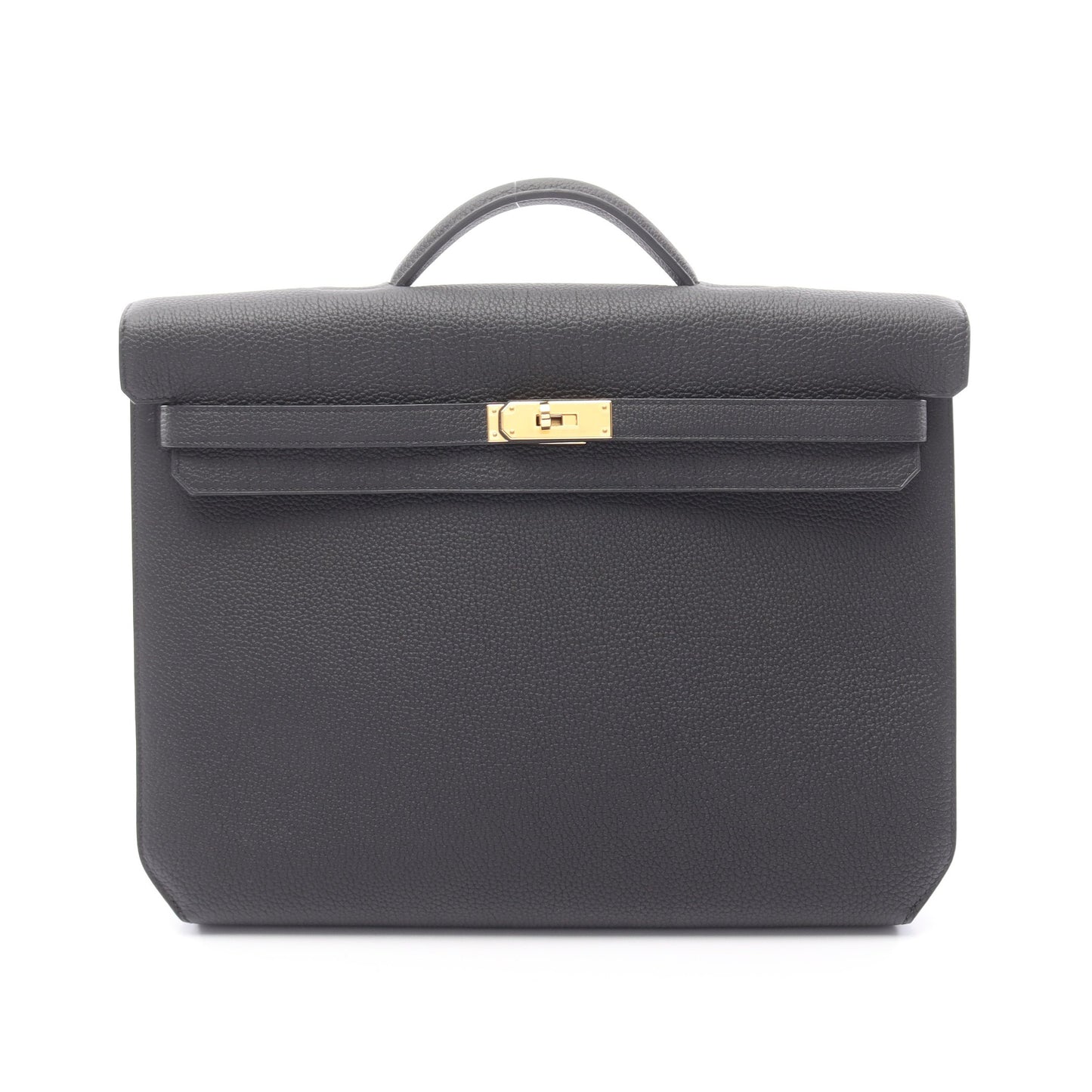 ケリーデペッシュ36 ビジネスバッグ トゴ ブラック ゴールド金具 Y刻印 エルメス バッグ HERMES