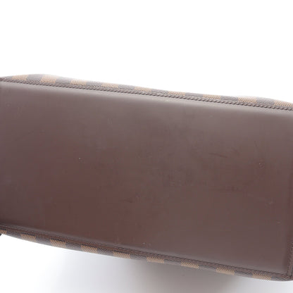 カバメゾ ダミエエベヌ ショルダーバッグ トートバッグ PVC レザー ブラウン ルイヴィトン バッグ LOUIS VUITTON