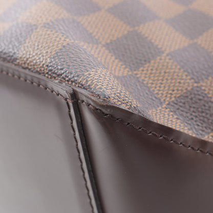 カバメゾ ダミエエベヌ ショルダーバッグ トートバッグ PVC レザー ブラウン ルイヴィトン バッグ LOUIS VUITTON