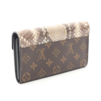 ポルトフォイユ パラス モノグラム 二つ折り長財布 PVC パイソン  