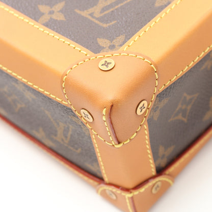 ソフトトランク チェーンショルダーバッグ PVC レザー ブラウン ルイヴィトン バッグ LOUIS VUITTON