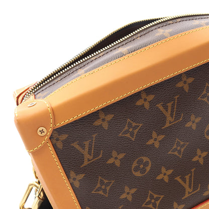 ソフトトランク チェーンショルダーバッグ PVC レザー ブラウン ルイヴィトン バッグ LOUIS VUITTON