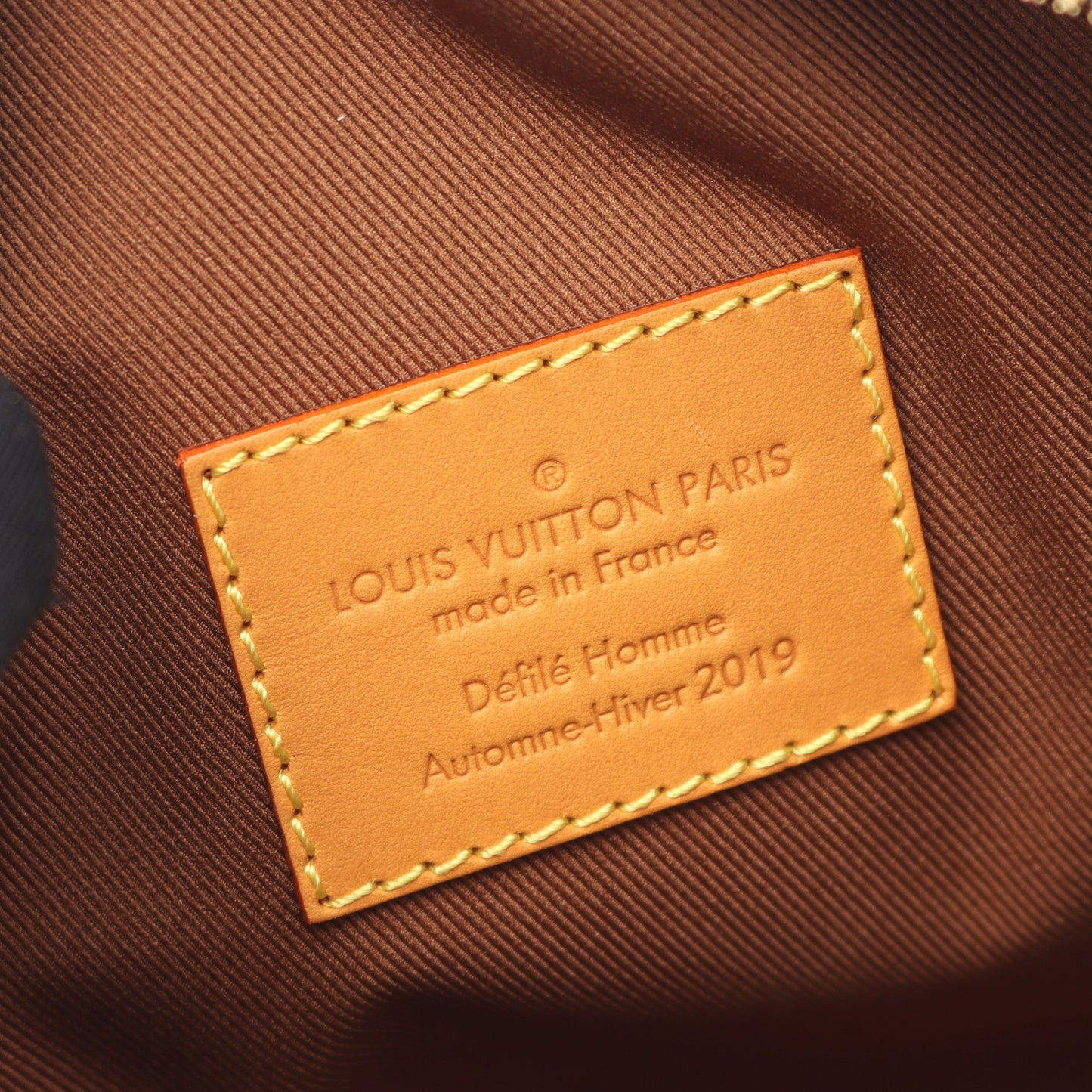 ソフトトランク チェーンショルダーバッグ PVC レザー ブラウン ルイヴィトン バッグ LOUIS VUITTON